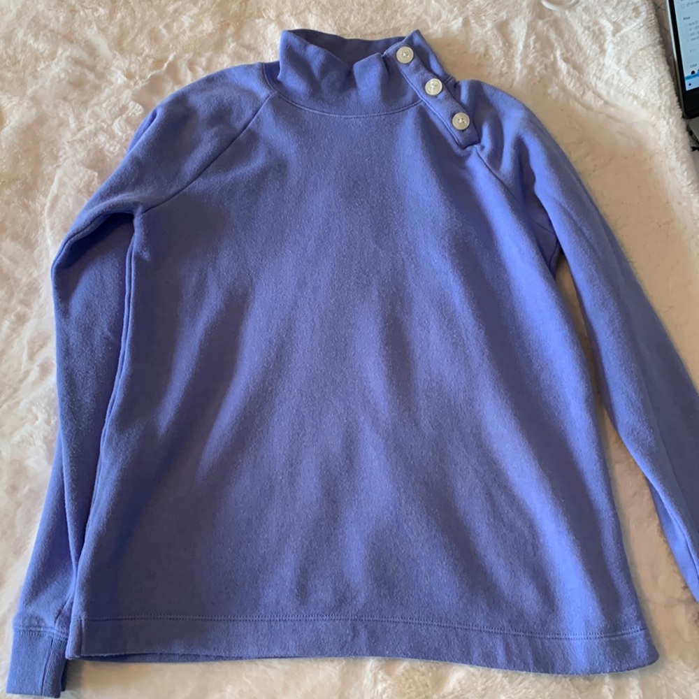 J.Crew purple turtleneck sweatshirt